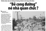 Vì sao đường Trường Chinh bị 'bẻ cong'?
